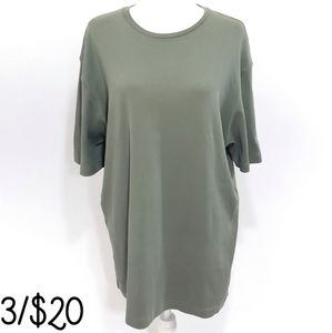 Sonoma Life + Style Olive Green Oversized Shirt Large